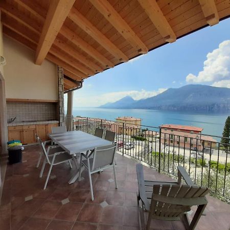 Bmp Apartment Deluxe 1 Jacuzzi Riscaldata Privata Vista Lago Di Garda Brenzone sul Garda Exterior foto